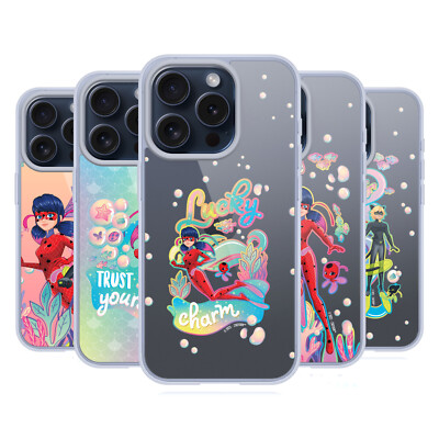 MIRACULOUS TALES OF LADYBUG CAT NOIR AQUA LADYBUG GEL CASE APPLE