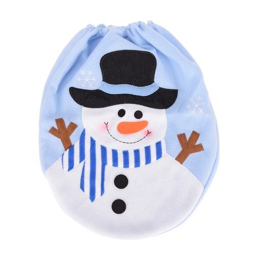 Bath-Mat-Carpet-Christmas-Snowflake-Toilet-Cover-Seat-CoverBathroom-DecorationH