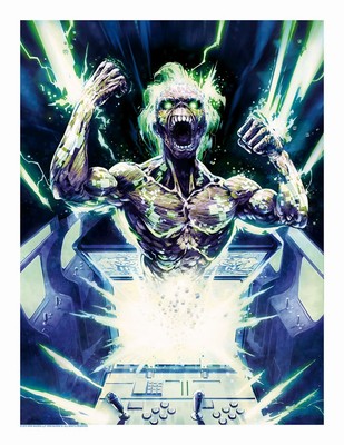Iron Maiden Eddie Speed of Light Arcade Metal Music Interpretive