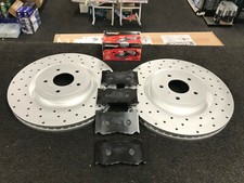 FIT FOR  NISSAN 370Z V6 GT (MK1 (Z34))  REAR DISCS WITH PADS DRILLED