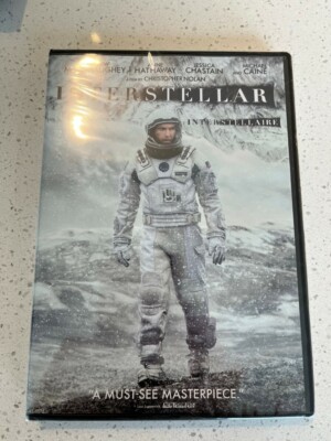 interstellar - christopher nolan film (dvd, new, 2015) matthew mcconaughey