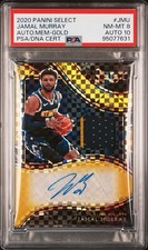 2020 PANINI SELECT PRIZM JAMAL MURRAY GAME USED AUTO JERSEY PATCH /10 CLR MATCH