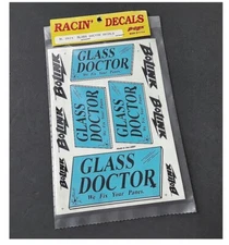 Vintage RC Car Truck Bolink BL2614 Glass Doctor Decal Sticker Sheet 1/10 NIB