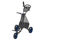 Spin It Golf Easy Fold Cart Charcoal/blue on sale Spin It Golf Easy Fold Cart Charcoal/blue on sale