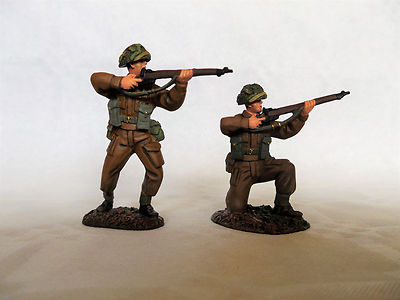 Britains Plomb - 2 Soldats Anglais WW2 - Réf 17876 - Boîte D'origine - 1:32
