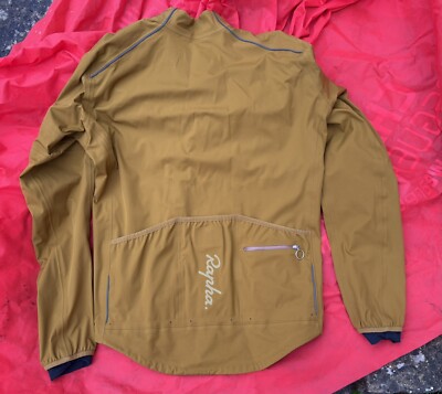 Rapha Old Gold Hardshell Jacket.Size L. | eBay UK