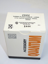 Quantum Turbo Cable CKE2 Locking for Nikon SB28 SB28DX SB80DX SB800 SB900