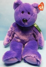 TY Beanie Buddy TY EMPLOYEE BEAR Bear 2000 P.E. Pellets Beanie Buddie A