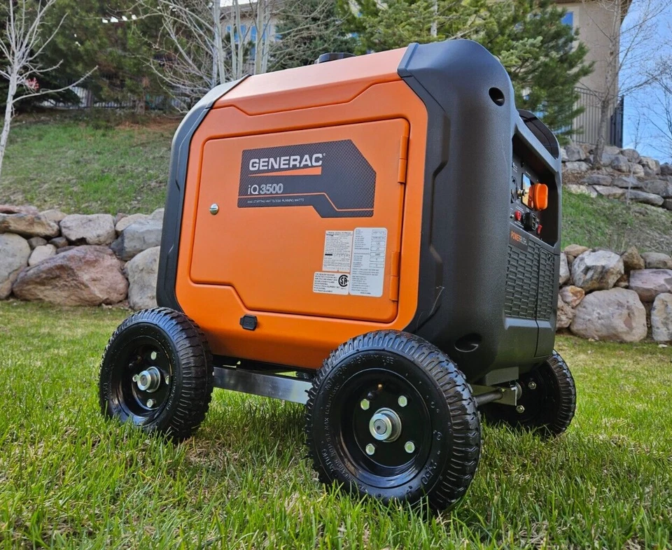 Wheel Kit for Generac iQ3500 | All-Terrain Pneumatic Tires | NEW - Image 3 of 4