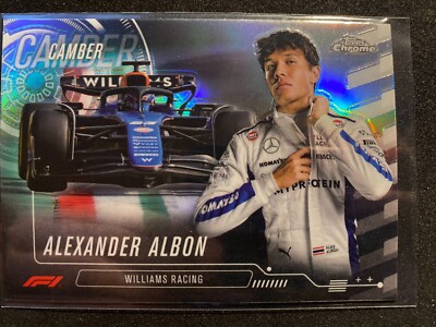 2024 TOPPS Chrome Formula 1 Racing Camber CAM-7 Alexander Albon (Williams)
