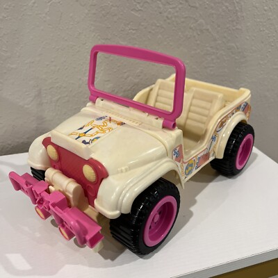 VINTAGE 1987 BARBIE JEEP WRANGLER BEACH PARTY BLAST