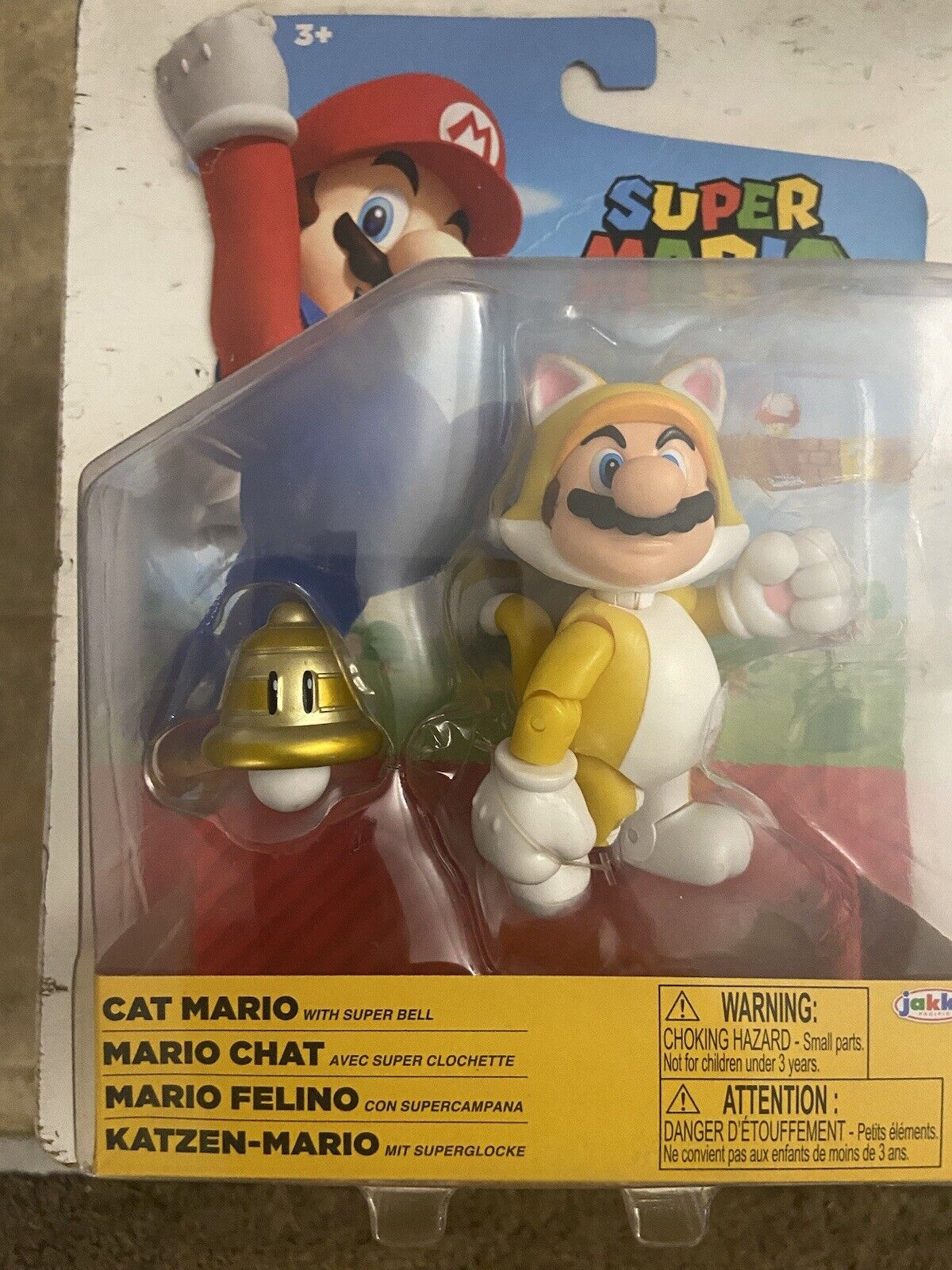 JAKKS Pacific Cat Mario With Super Bell Action Figure for sale online