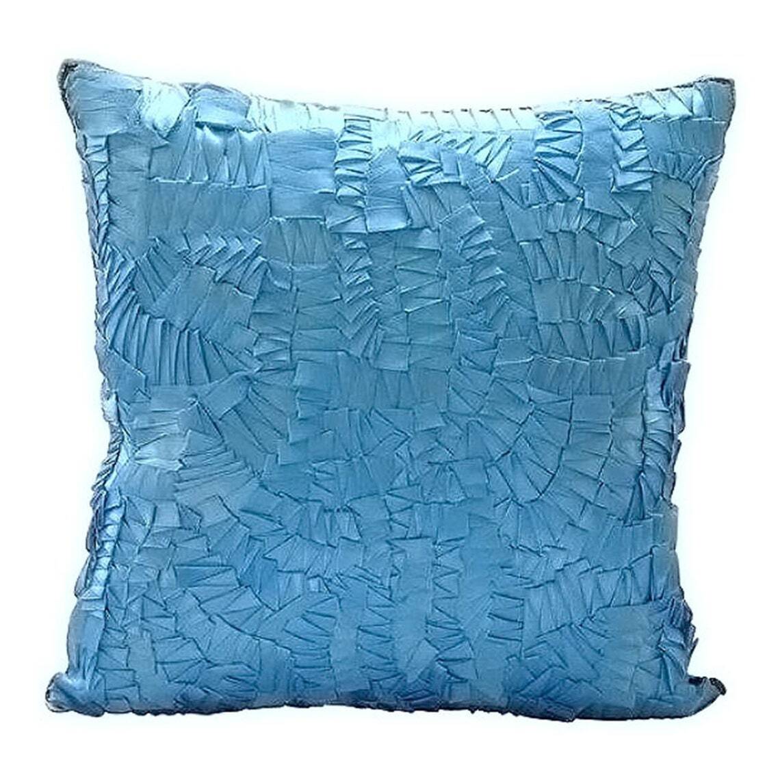 Decorative Pillow Case Blue 16