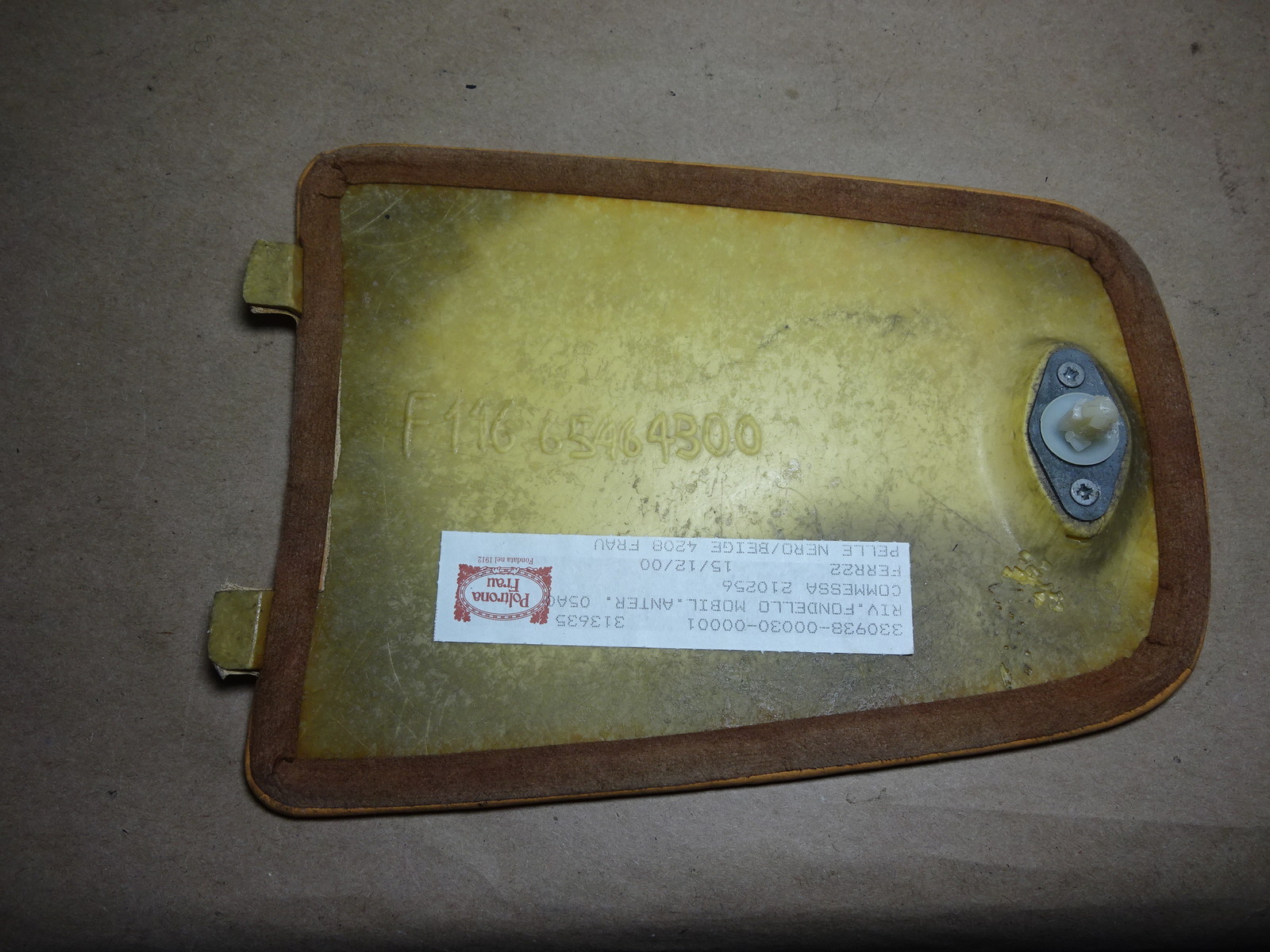 Ferrari 456 - Insert Center Console Lower Panel # 65288400