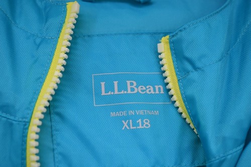 LL Bean Kids 1/4 Zip Long Sleeve Comfort Fit Waterproof Sweatshirt Hoodie XL/18 - Picture 6 of 8