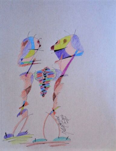 Matt Zedler Original | Drawing | #A135 | 1 of 1 | 9 x 12" | Ink & Pastel | $250