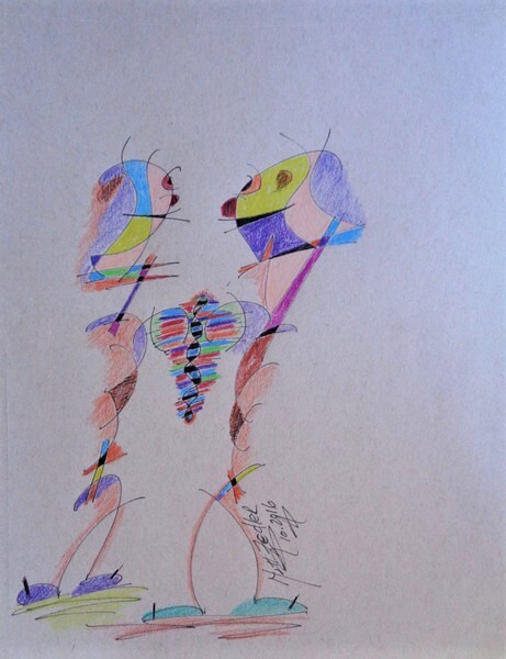 Matt Zedler Original | Drawing  | #A135 | 1 of 1 | 9 x 12" | Ink & Pastel | $250