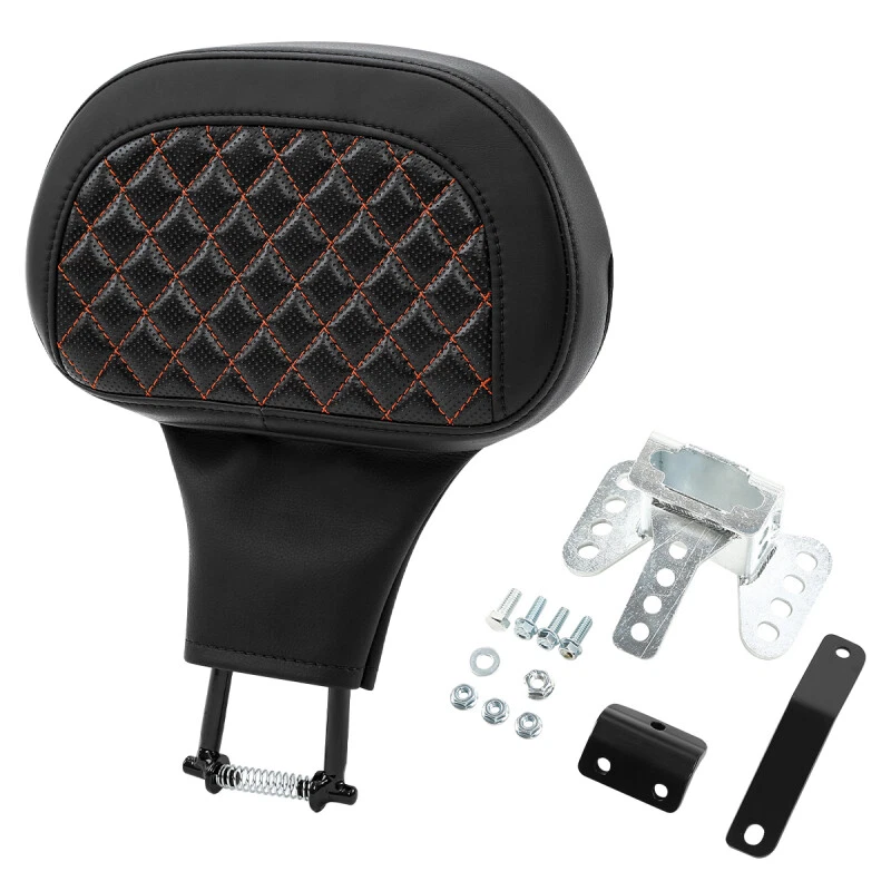 Almohadilla de respaldo enchufable para conductor apta para Harley Touring Road Electra Glide 1988-2023 Foto 2 de 4