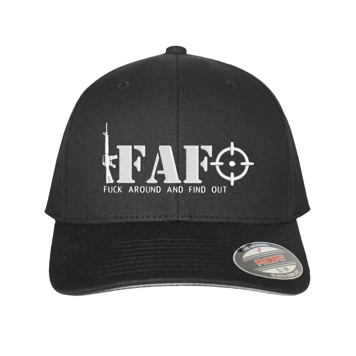 FAFO Flexfit Hat American MAGA Trump Patriotic 2A AR15 Pew-Pew Guns Optic  Cap | eBay