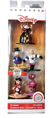 Pack de 5 Mini Figurines Disney, Nano Metalfigs, 4cm, Exclusive - Photo 1/4