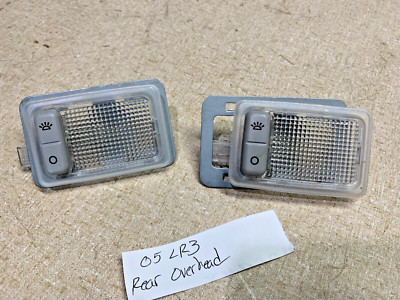 2005 06 07 08 09 LAND ROVER LR3 REAR OVERHEAD DOME MAP LIGHT PAIR