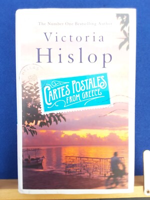 Cartes Postales from Greece, Signed First Edition, Victoria Hislop, Hardback,VGC