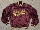 Vintage 80s 90s Neff Nylon Satin Snap Button Robertsdale Baseball Jacket