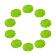 20 St&uuml;ck k&uuml;nstliche Pelz Pompons, 5 cm, f&uuml;r Apple Gr&uuml;n