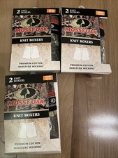 Mossy Oak Mens Boxers SizeM 32-34 Camo Camouflage, Cotton Underwear 6 Pairs