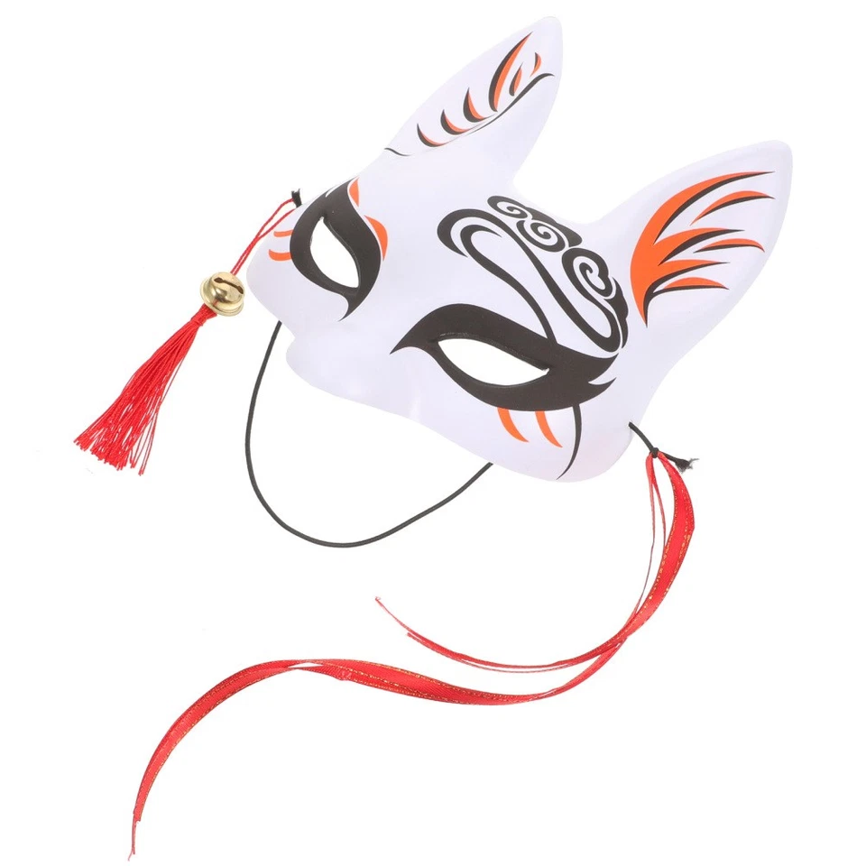  Maschera di volpe cosplay Maschera di volpe mezza faccia Maschera di volpe - Immagine 4 di 4