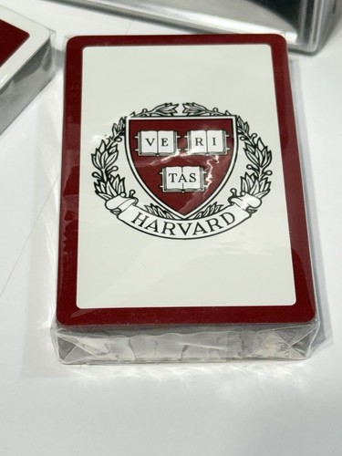 Harvard University Playing Cards 2 Decks NEW SEALED VINTAGE - Picture 4 of 4