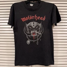 Vintage Original Motorhead 1982 Iron Fist Concert Tour T Shirt