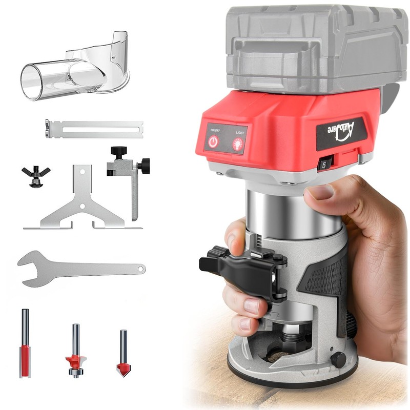 6 Speeds For Milwaukee M18 18V Battery Cordless Routers Brushless Edge Cutter