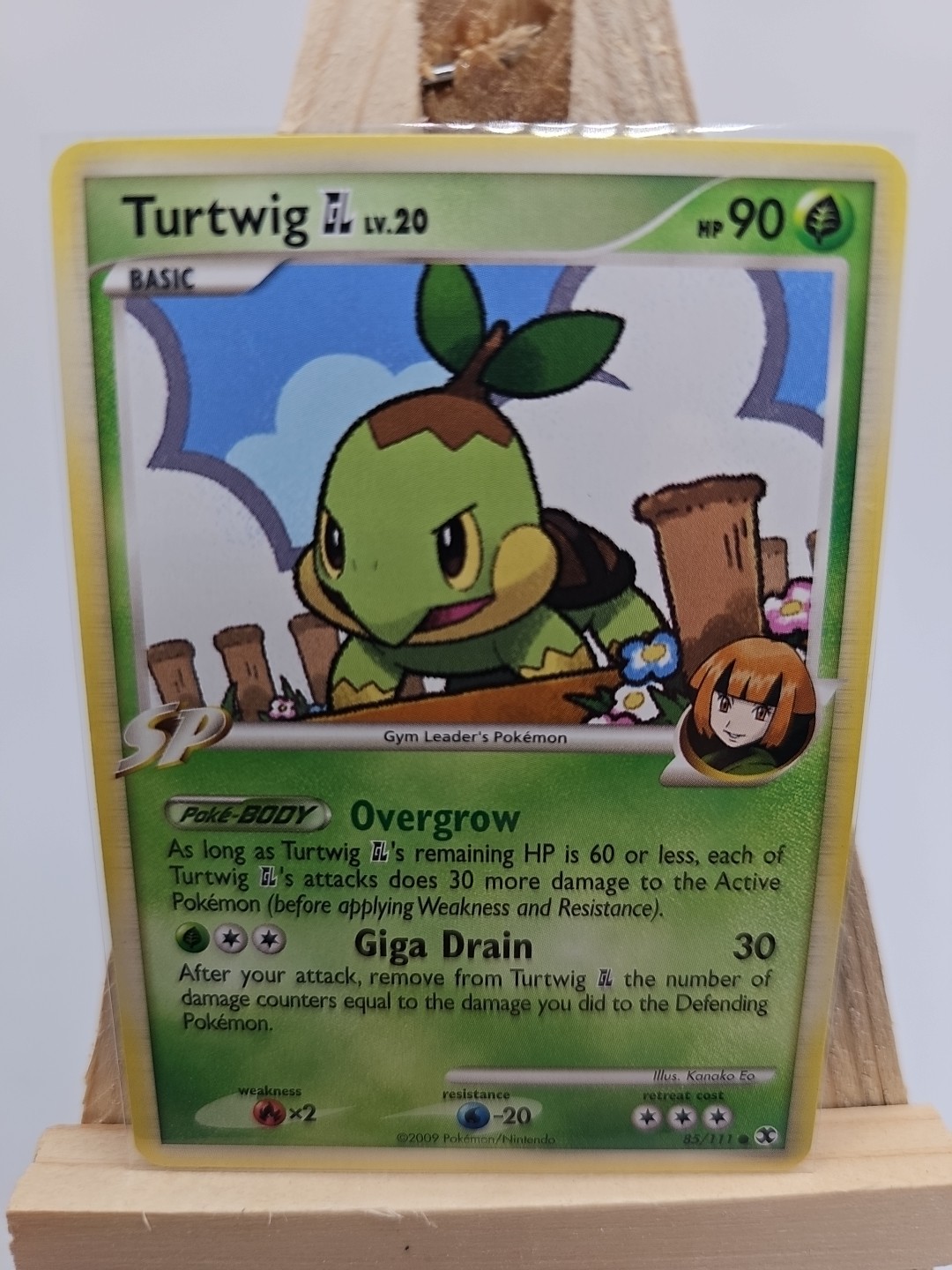 Pokemon Turtwig GL Rising Rivals 85/111 Near Mint Condition