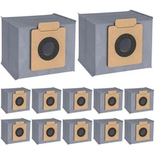 12 Pack X10/X8 Dust Bag, Fit for Eufy X10 Pro Omni Robot Vacuum, for E