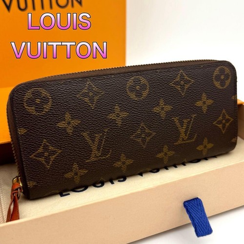 Louis Vuitton Monogram Zippy Wallet Clémence Orange Women's Pre-owned From Japan