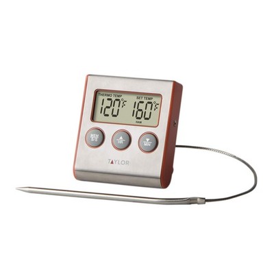Taylor Instant Read Wired Probe Digital Meat Food Grill BBQ Cooking Kitchen T...