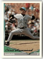 1994 TOPPS #189 CHRIS HAMMOND GOLD FLORIDA MARLINS