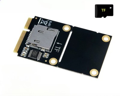 Mini pci-e to 2 Micro SD WiFi to TF Single Dual Slot TF Notebook