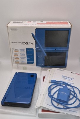 Nintendo DSi XL 256MB Blau Handheld-Spielkonsole mit OVP | guter Zustand 