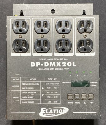 Elation Professional DP-DMX20L 4 Channel DMX Dimmer Pack