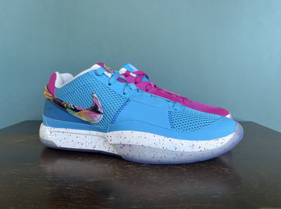 Nike Ja 1 EYBL Blue/Fuchsia Mismatch Basketball Shoes Men's Size