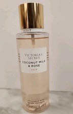 Victoria's Secret Coconut Milk Rose Calm Fragrance Mist Body Spray 8.4 Oz New