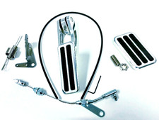 Billet Aluminum Gas Brake Pedal 36 Throttle Cable Firewall Mount Kit Billet Aluminum Gas Brake Pedal 36 Throttle Cable Firewall Mount Kit