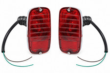 1960-1966 Chevy Gmc Fleetside Pickup Truck C10 Tail Light Assembly Wire Pair