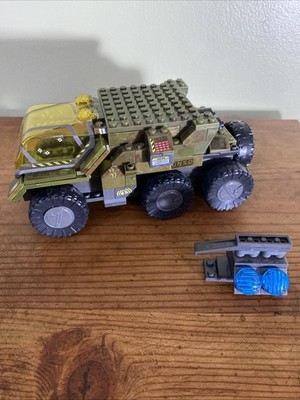 Mega Bloks Halo Wars UNSC Gremlin 96818 Vehicle Incomplete