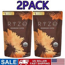 Organic Mushroom Coffee - Coffee for Better Energy - 30 Servings (Pack of 2)