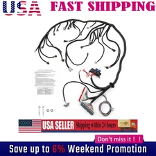 LS1 Engine Fits 97-06 Vortec DBC Standalone Wiring Harness 4.8 5.3 6.0 w/ 4L60E