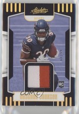 2023 Panini Absolute Rookie Materials Gold 60/99 Roschon Johnson #ARM-31 0jd0