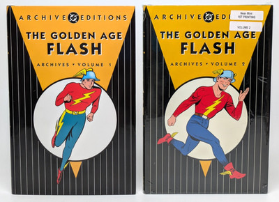 The Golden Age Flash Vol 1-2 | DC Archives | DC Comics | HC New & Sealed (x1)